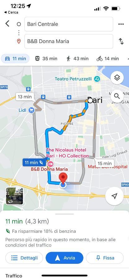 B&B Donna Maria Барі Екстер'єр фото